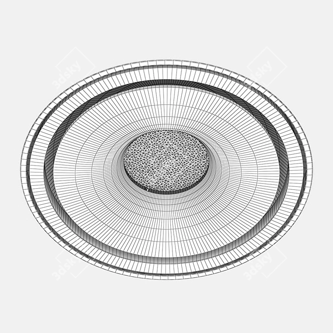 Orbita FlexSpot: Versatile Recessed Ceiling Light 3D model image 4