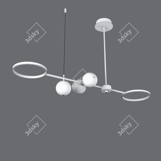 Modern LED Pendant Light 3D model image 5