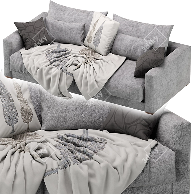 Elegant Linteloo Mauro 2-Seat Sofa 3D model image 3