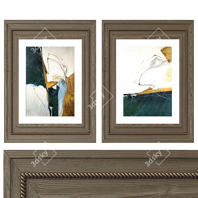 Premium Frame №2 - High-Resolution 1500x2000mm 3D model image 1