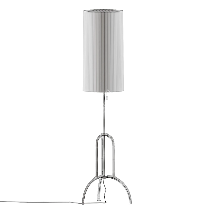 Title: O&G Ames Floor Lamp - Timeless Elegance 3D model image 4