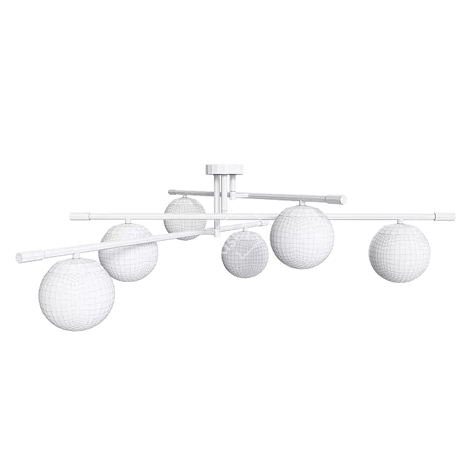 Vintage Pendant Ceiling Lamp 3D model image 3
