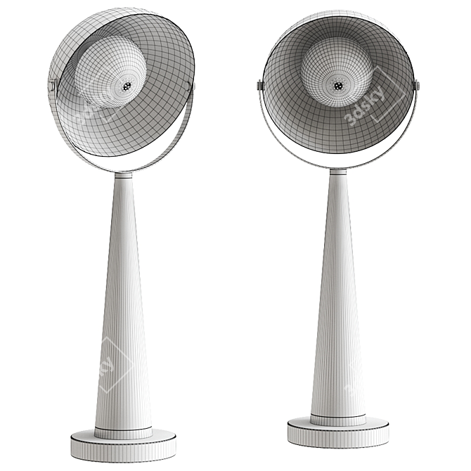 SOUNDLIGHT 03 Brass Table lamp by Il Bronzetto 3D model image 2