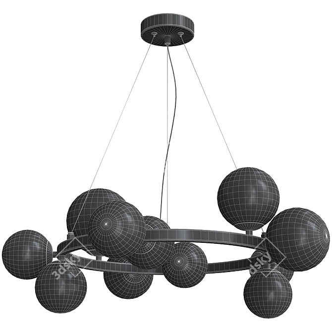 Elegant Odeon Light Tovi Set 3D model image 4