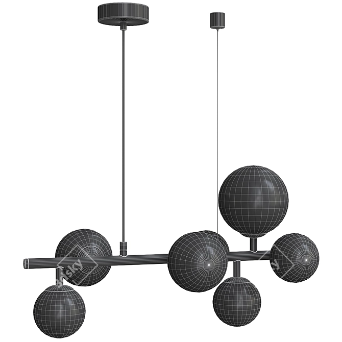 Elegant Odeon Light Tovi Set 3D model image 5