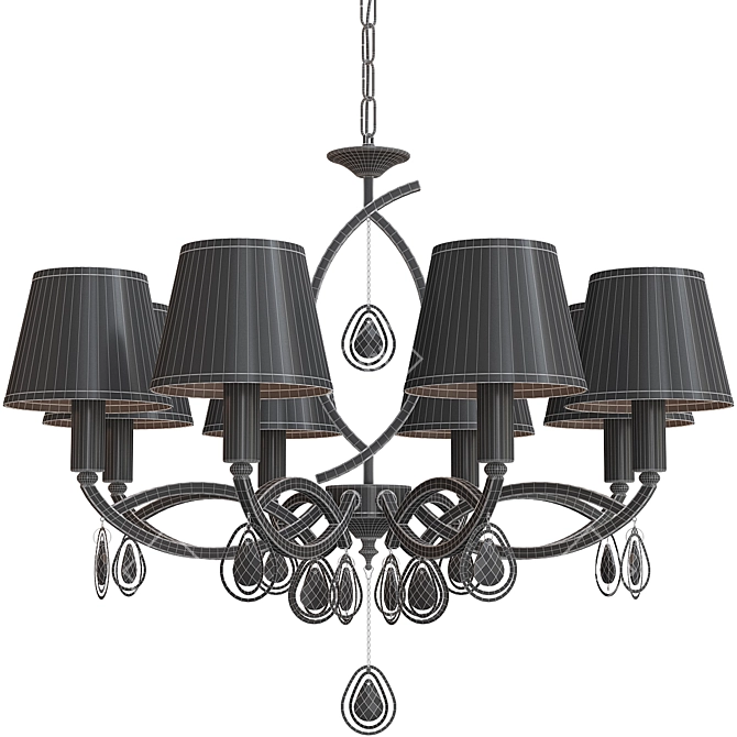 Eurosvet Salita Chandelier Set 3D model image 6