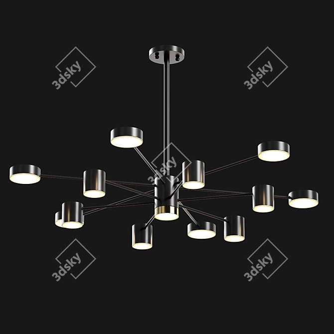 Sleek MERILL Vray 3D Model 3D model image 1