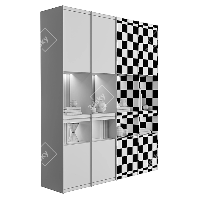 Stylishly Lit Cupboard (Muzafarov Collections) 3D model image 5