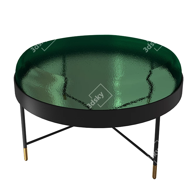 Elegant Bilboquet Cocktail Table 3D model image 2