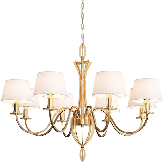 Divinare Florence Chandelier 6819/19 3D model image 2