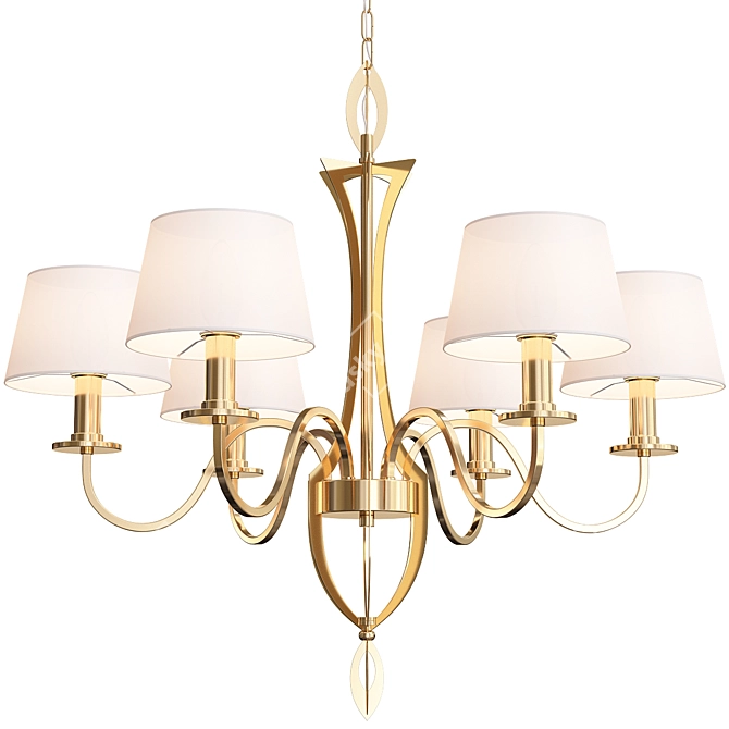 Divinare Florence Chandelier 6819/19 3D model image 3