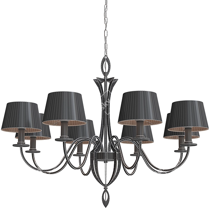Divinare Florence Chandelier 6819/19 3D model image 6