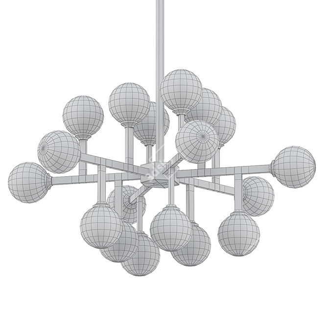 Tricia Chandelier: Elegant Illumination for Your Space 3D model image 2