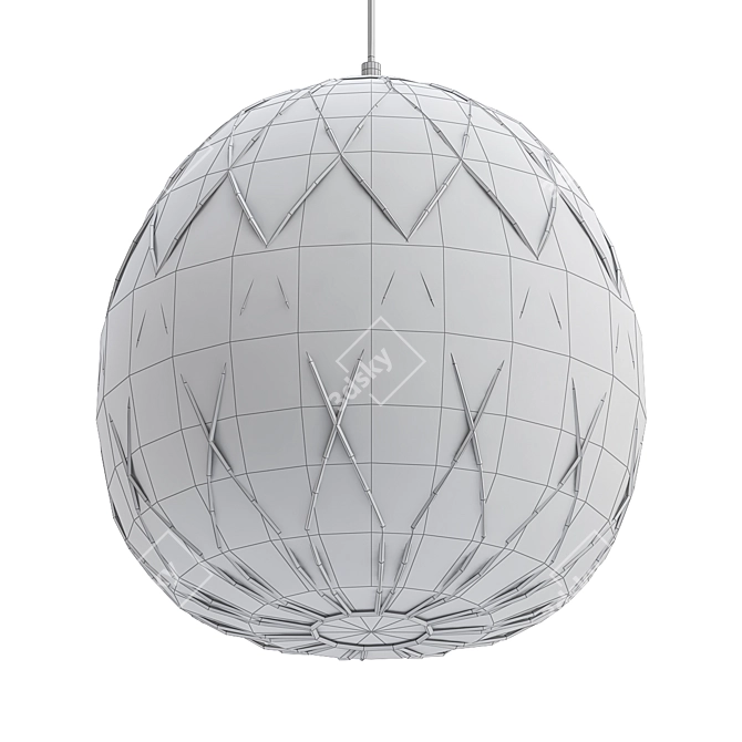 Pinecone Pendant Light 3D model image 2