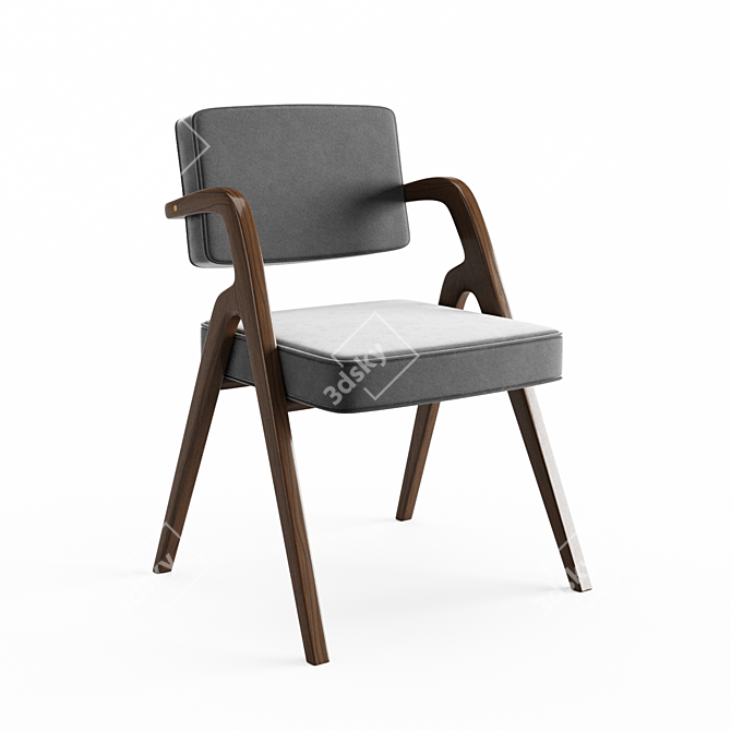 Elegance Unleashed: Eugenio Chair 3D model image 6