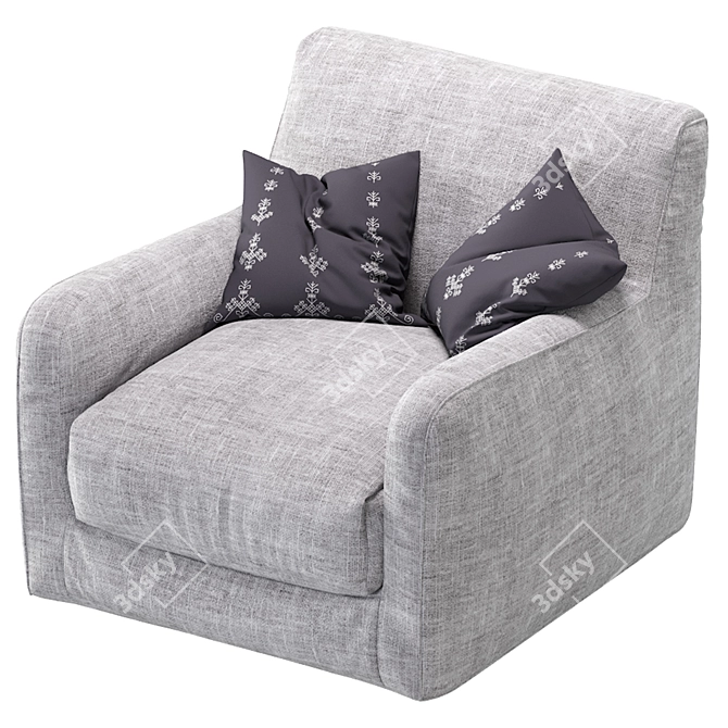 Bold Armchairs by Paola Navone 3D model image 2