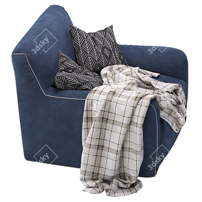 Bold Armchairs by Paola Navone 3D model image 4