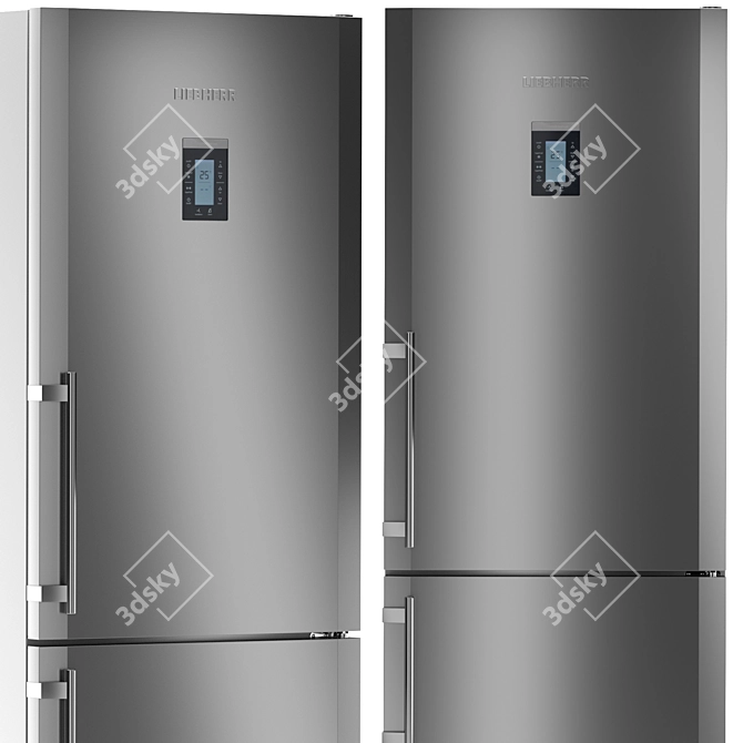 Liebherr Refrigerator Set: SBS 7212, CNPesf 5156, CNel 4813 3D model image 4