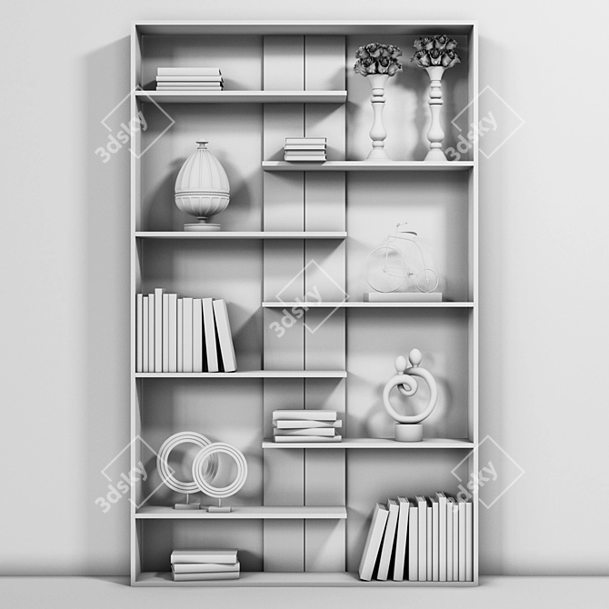 Modern Rack Display Solution 3D model image 3