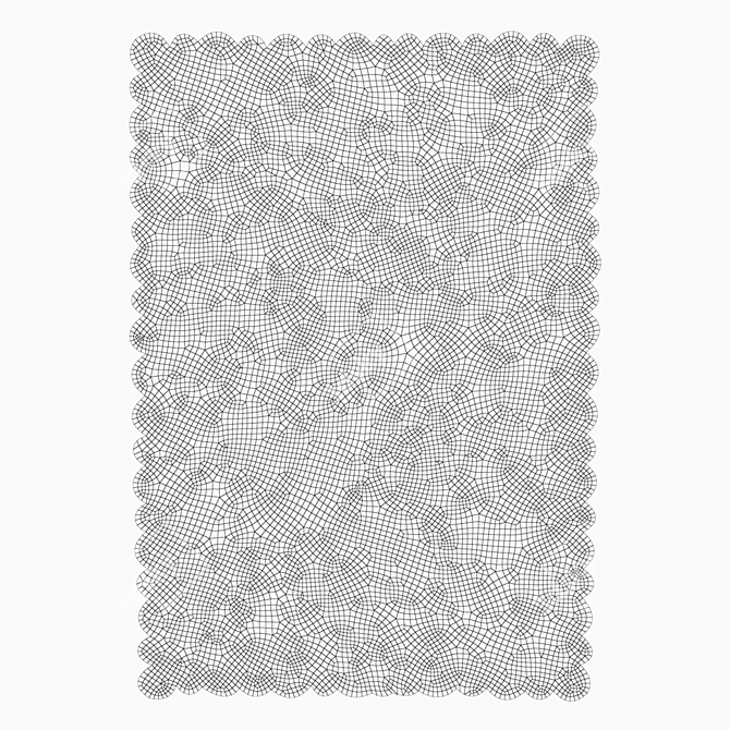 Cascade Brown Carpet 170x240 cm 3D model image 2
