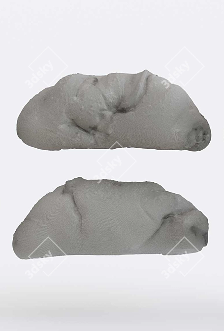 Sesame 3D Bread Model Kit 3D model image 5