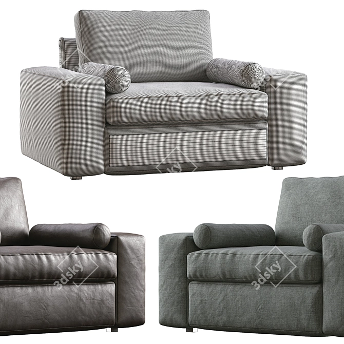 Ikea Kivik Armchair: Version 2 3D model image 5