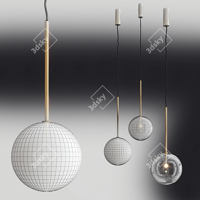 Gallotti & Radice Pendant: Bolle 1 - 20cm 3D model image 2