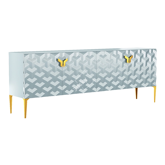 Elegant Triny Sideboard by Jetclass 3D model image 3