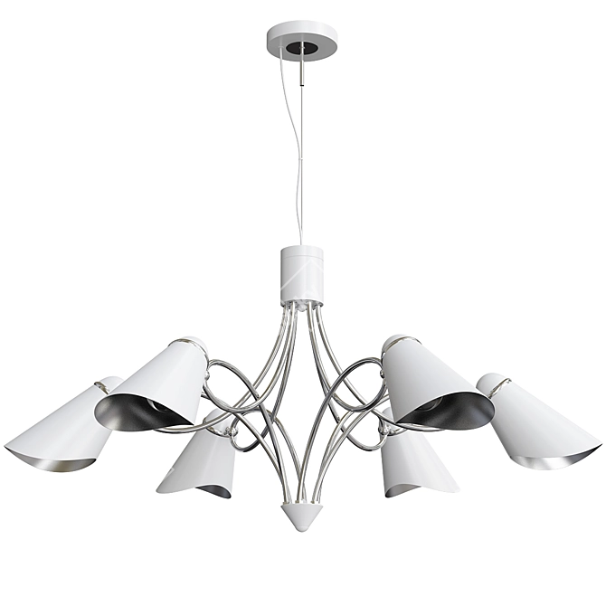 Modern Lovato Chandelier Set 3D model image 3
