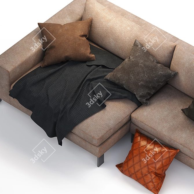 Modern V-Ray Sofa 2015: Luxurious and Stylish 3D model image 3