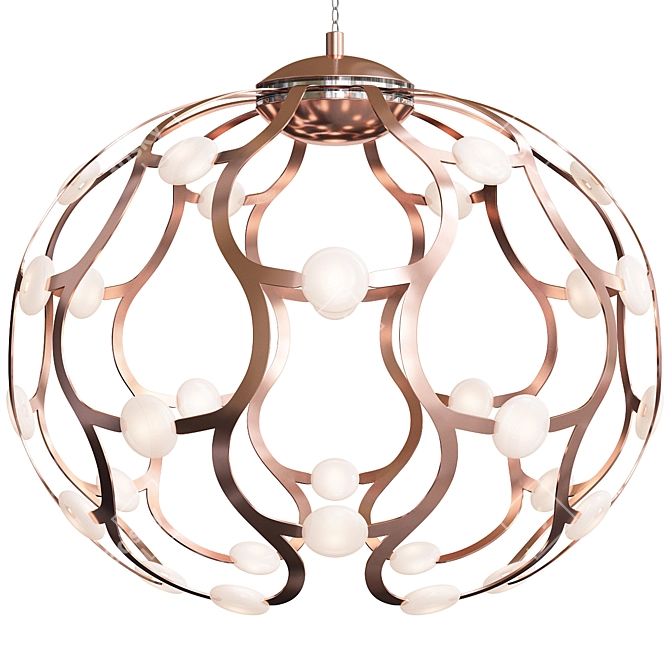 Elegant Bogates 431/1 Drops Pendant 3D model image 5