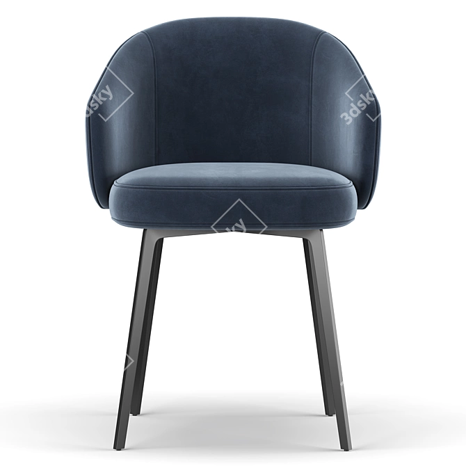Modern Chic Bea Chair 3D model image 3