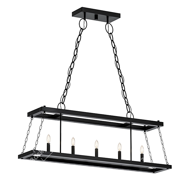 Quoizel Dwelling 5-Light Island Chandelier 3D model image 1