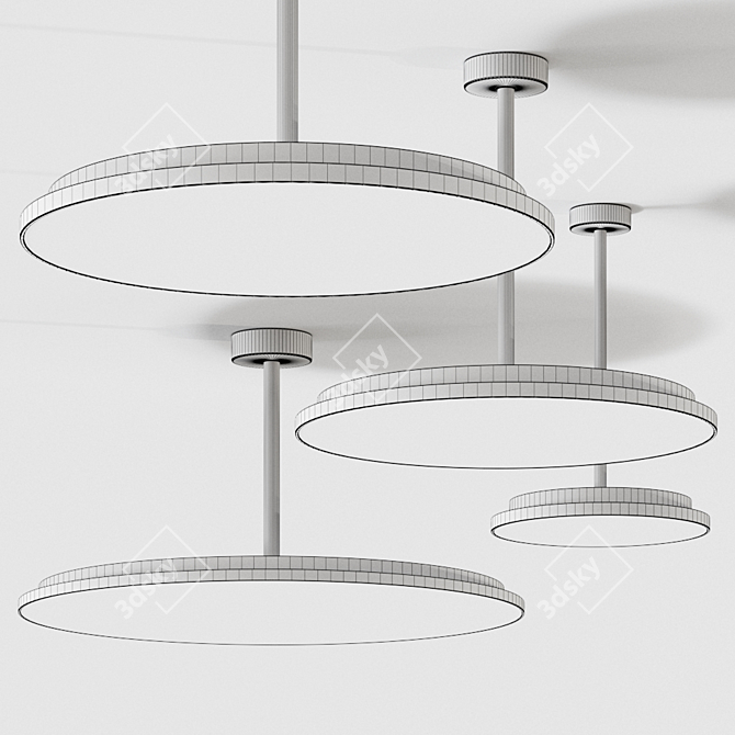 Basic-Y7/X7 Pendant Light by Lightnet 3D model image 3