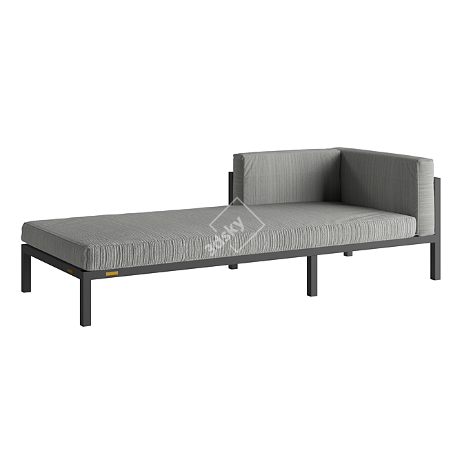 MEZZO Legardo Lounger: Ultimate Comfort & Style 3D model image 1