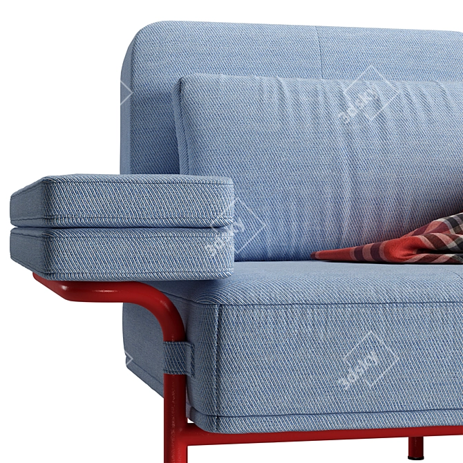 Retro-inspired Leo Armchair: Unique Avant-Garde Design! 3D model image 6