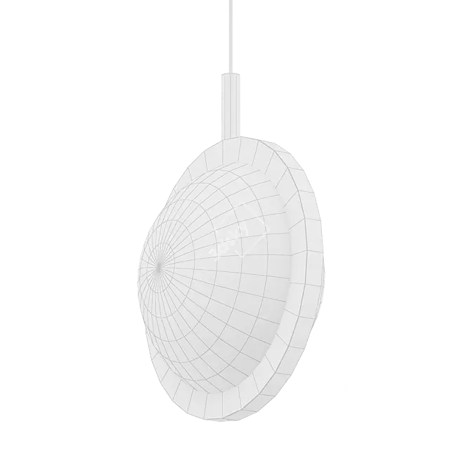 Sleek Lens for Perfect Lighting 3D model image 2