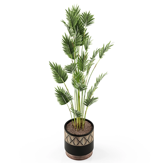 Natural Greenery Plants Set 3D model image 2