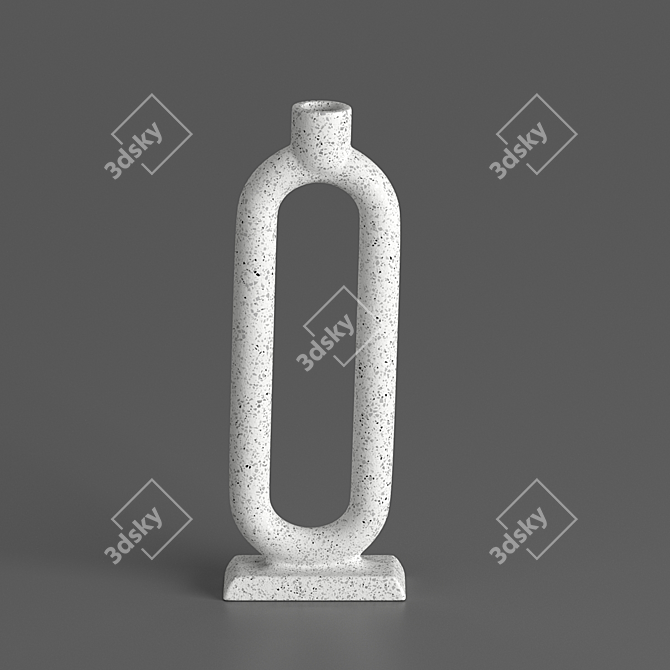 Elegant Lorin Taper Holder Set 3D model image 2