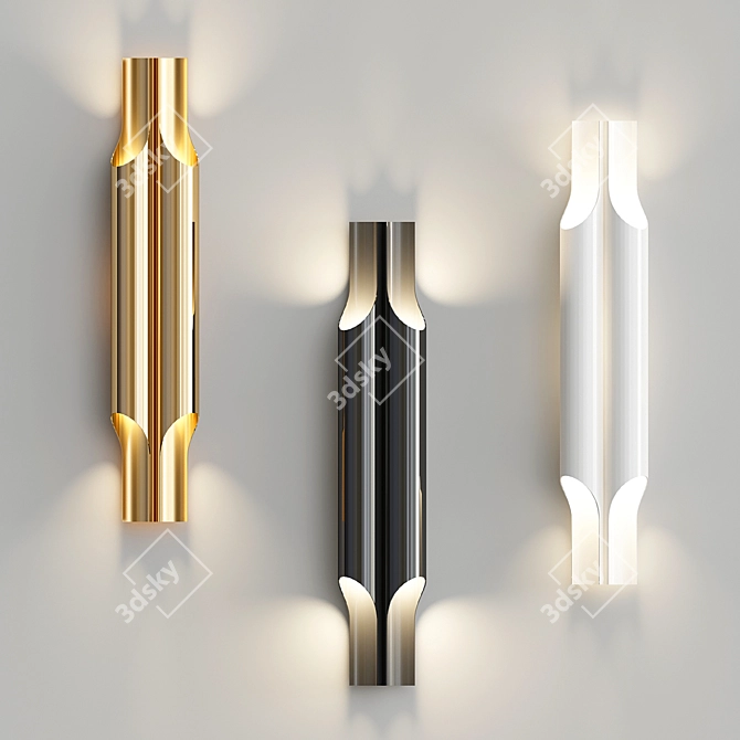 Liberty LED Sconce: Illuminate with Elegance 3D model image 1