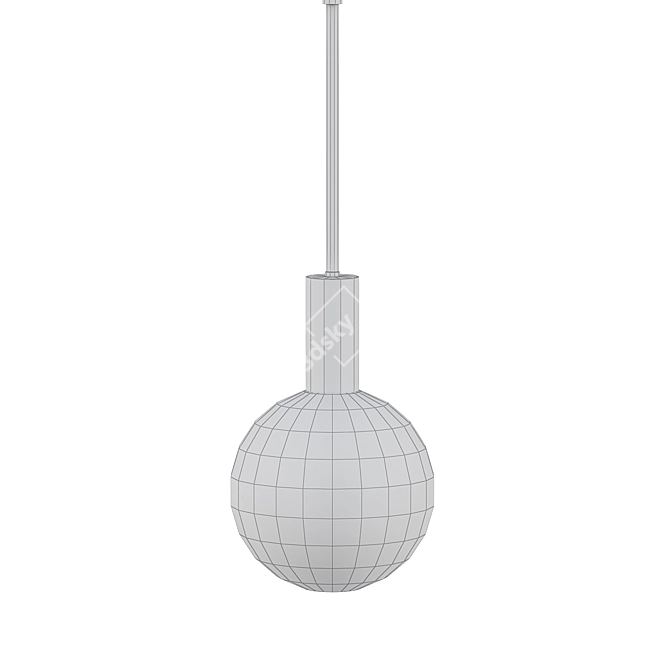 Modern Elegance: Nye Globe Pendant 3D model image 2