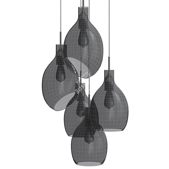 Elegant Illumination - Lovisa Pendant Light 3D model image 2