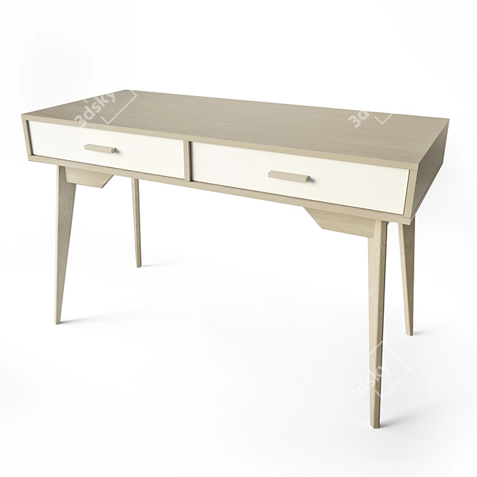 Contemporary SCANDICA Horten Writing Desk 3D model image 1