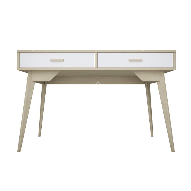 Contemporary SCANDICA Horten Writing Desk 3D model image 3