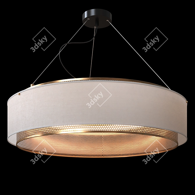 Elegant Romatti Nena Chandelier 3D model image 4