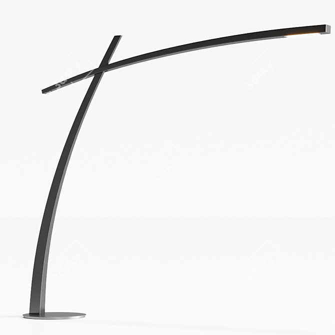 Contemporary Katana TR Floor Lamp 3D model image 2