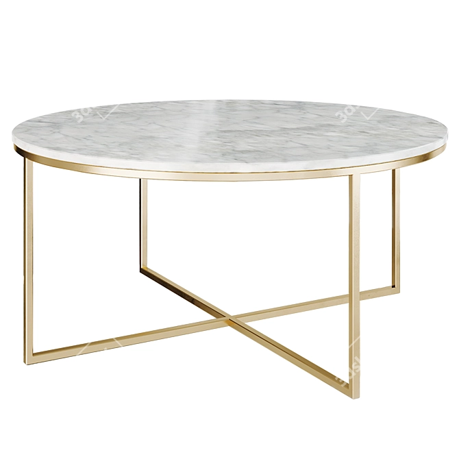 Stylish Lorenz Coffee Table 3D model image 1