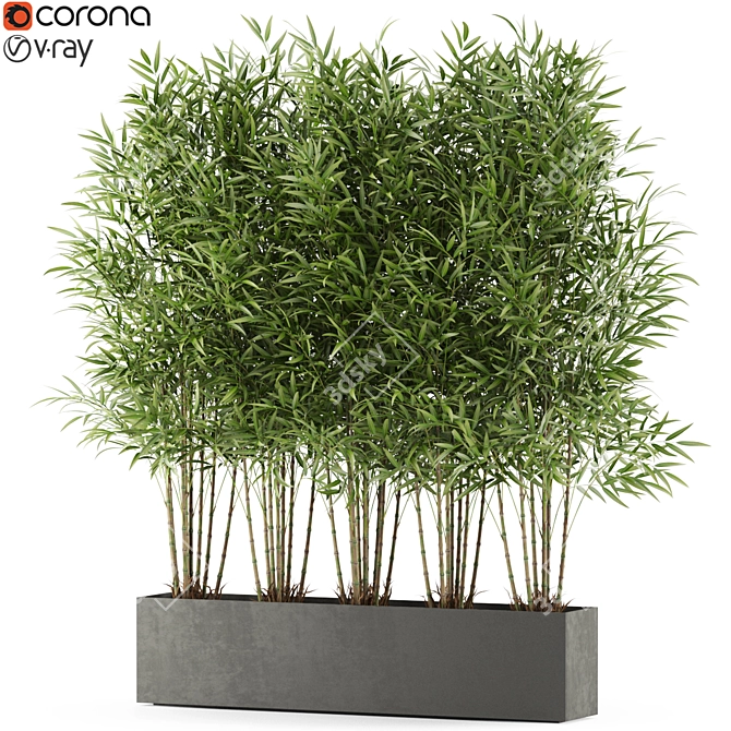 Lush Greenery: 480 Stunning Plants 3D model image 1