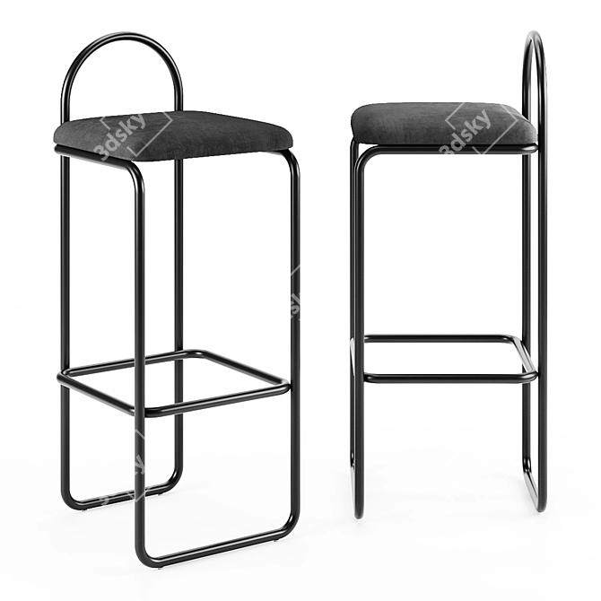 Angui Barchair: AYTM's Stylish Seating 3D model image 1