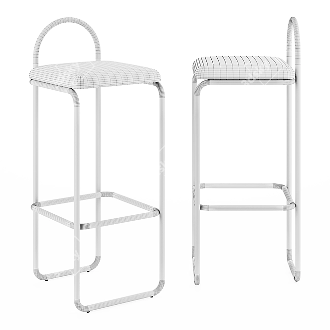 Angui Barchair: AYTM's Stylish Seating 3D model image 2
